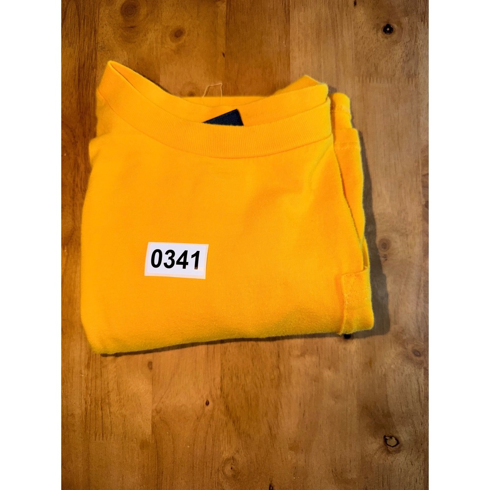 Harley-Davidson Laugermans York PA Yellow Pocket T-Shirt Large 2011 Vintage 341 - Picture 7 of 7